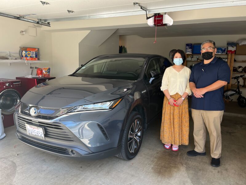 Y様ご夫婦ガレージ内