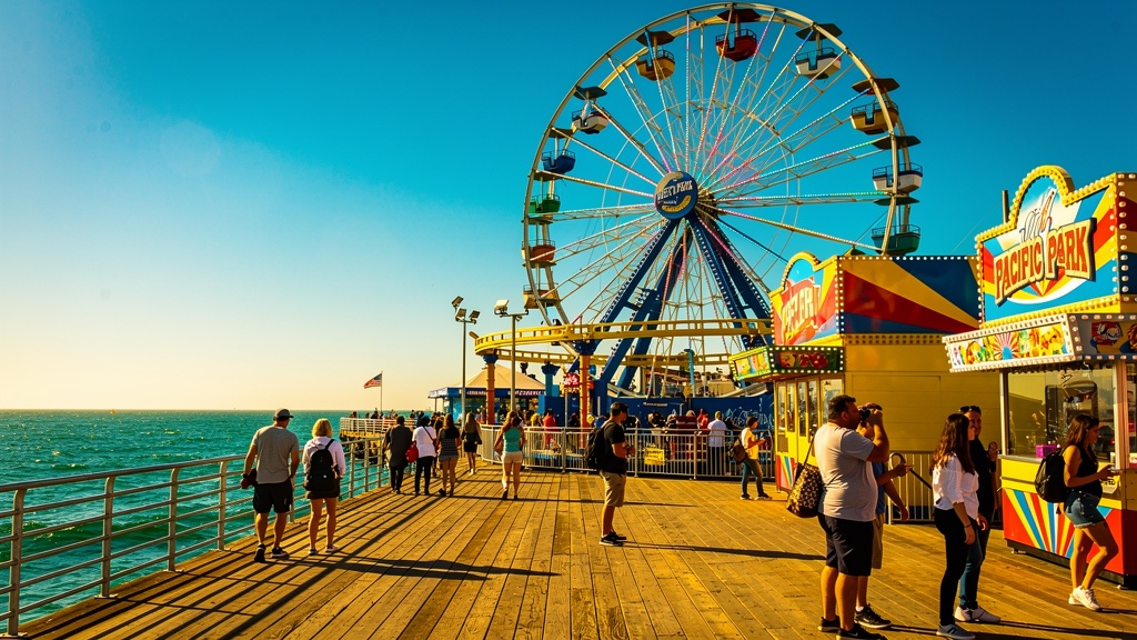 サンタモニカピアと観覧車