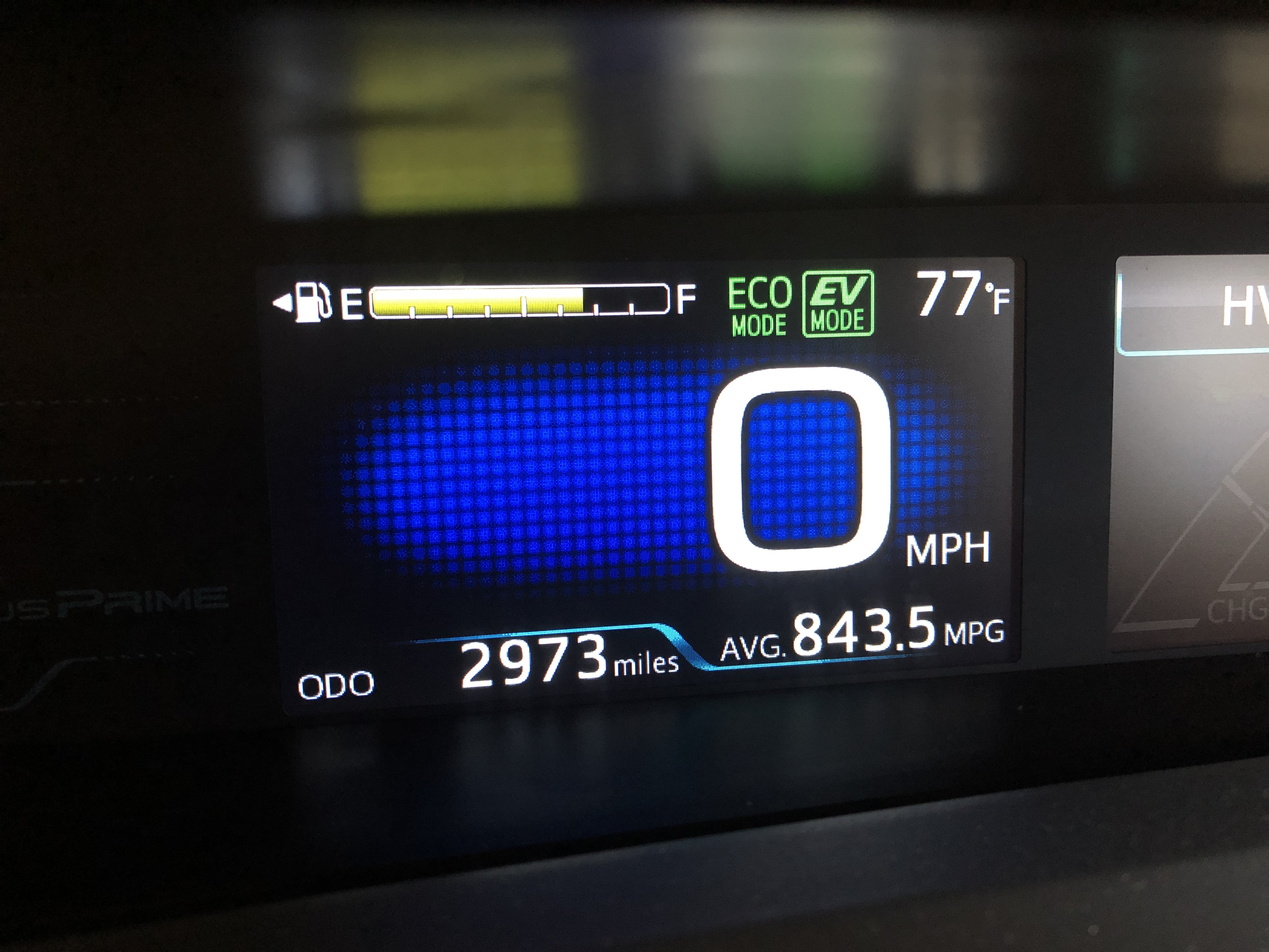 19 Prius Primeの燃費が Eco Drive Auto Sales Leasing